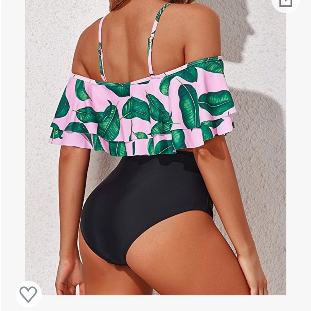 Tempt Me Ruffle Top & High Waisted Bikini Bottom - Picture 4 of 16